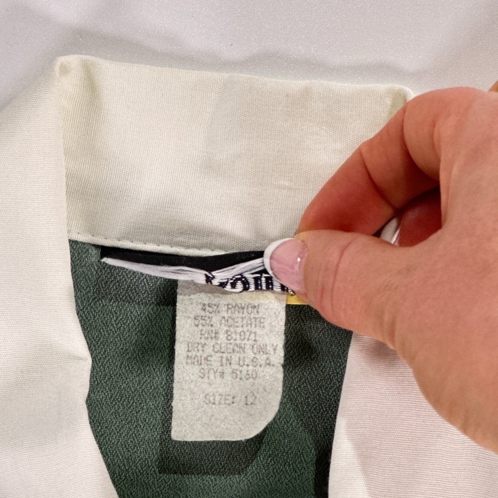 H.P. Fashions Women’s 80s Made In USA Midi Dress Medium Vintage Size 12 - Picture 6 of 10